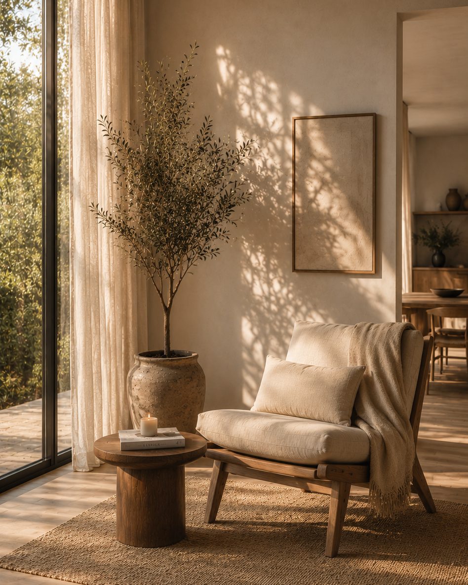 A beautifully styled property interior detail presented by Innhance