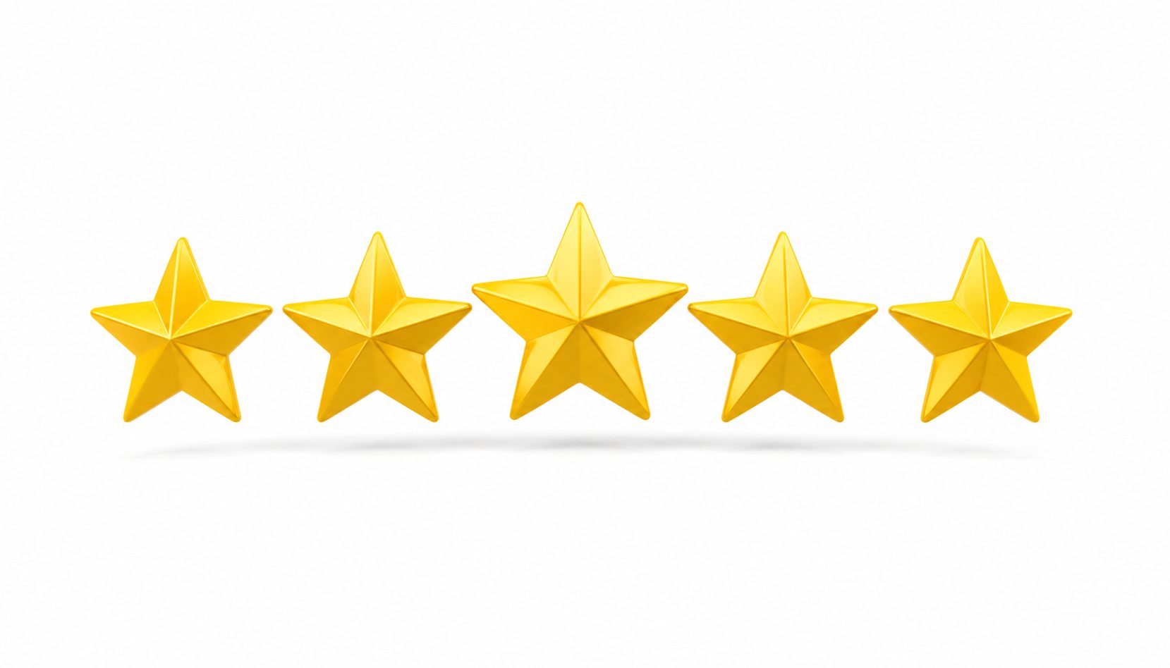 Editorial illustration of a stream of five-pointed stars flowing from a smartphone screen into a trophy, representing automated guest review requests